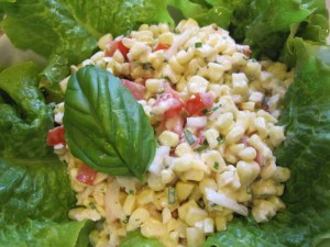 Corn-Basil Salad - GFCFSF