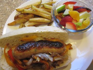 Sausage-with-peppers-and-onions-GFCFSF