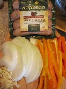 Sausage-with-peppers-and-onions-GFCFSF-ingred