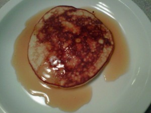 Banana Pancakes with Orange Honey Sauce - SCD