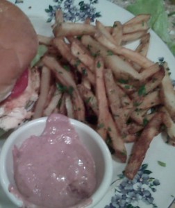 Bistro French Fries with Kalamata Aioli dip