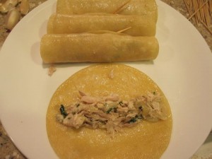Chicken Taquitos - GFCFSF-roll
