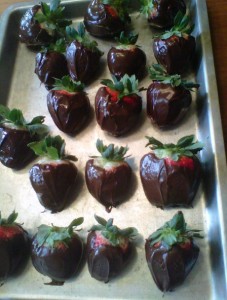 Chocolate covered Strawberries - GFCFSF