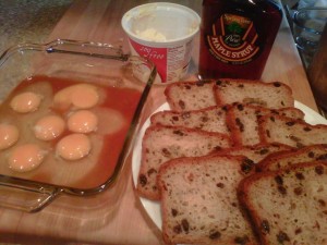 Cinnamon Raisin French Toast - GFCFSF-ingred