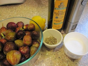 Fig Preserves with Balsamic, Rosemary and Black Pepper - GFCFSF-ingredients