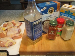 Fried Chicken - GFCFSF-ingred