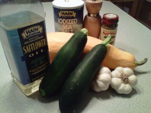 Garlic Roasted Summer Squash - SCD:GFCFSF-ingred
