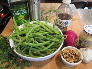 Green Bean Salad - GFCFSF-ingred