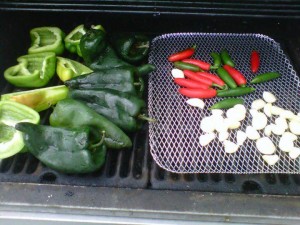 Roasted Tomato Salsa - GFCFSF-grillveggies