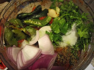 Roasted Tomato Salsa - GFCFSF-ingredients