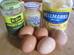 Simple Egg Salad - GFCFSF-ingredients