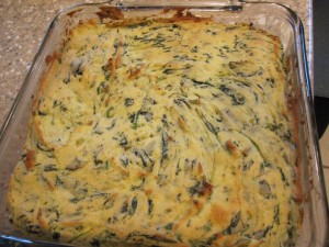 Spinach-Mashed Potato Casserole - GFCFSF