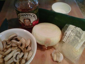 Stuffed Zucchini - GFCFSF-ingred