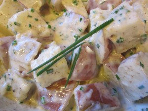 Sweet and Sour Potato Salad - GFCFSF