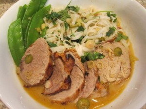 Thai Curried Pork with Rice Noodles - GFCFSF