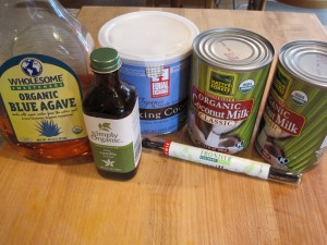 Vegan Chocolate Ice Cream - GFCFSF-ingred