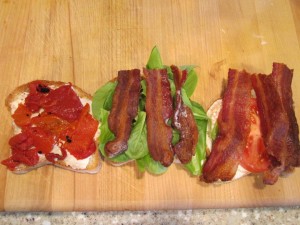 Yummy BLTs - GFCFSF-prep