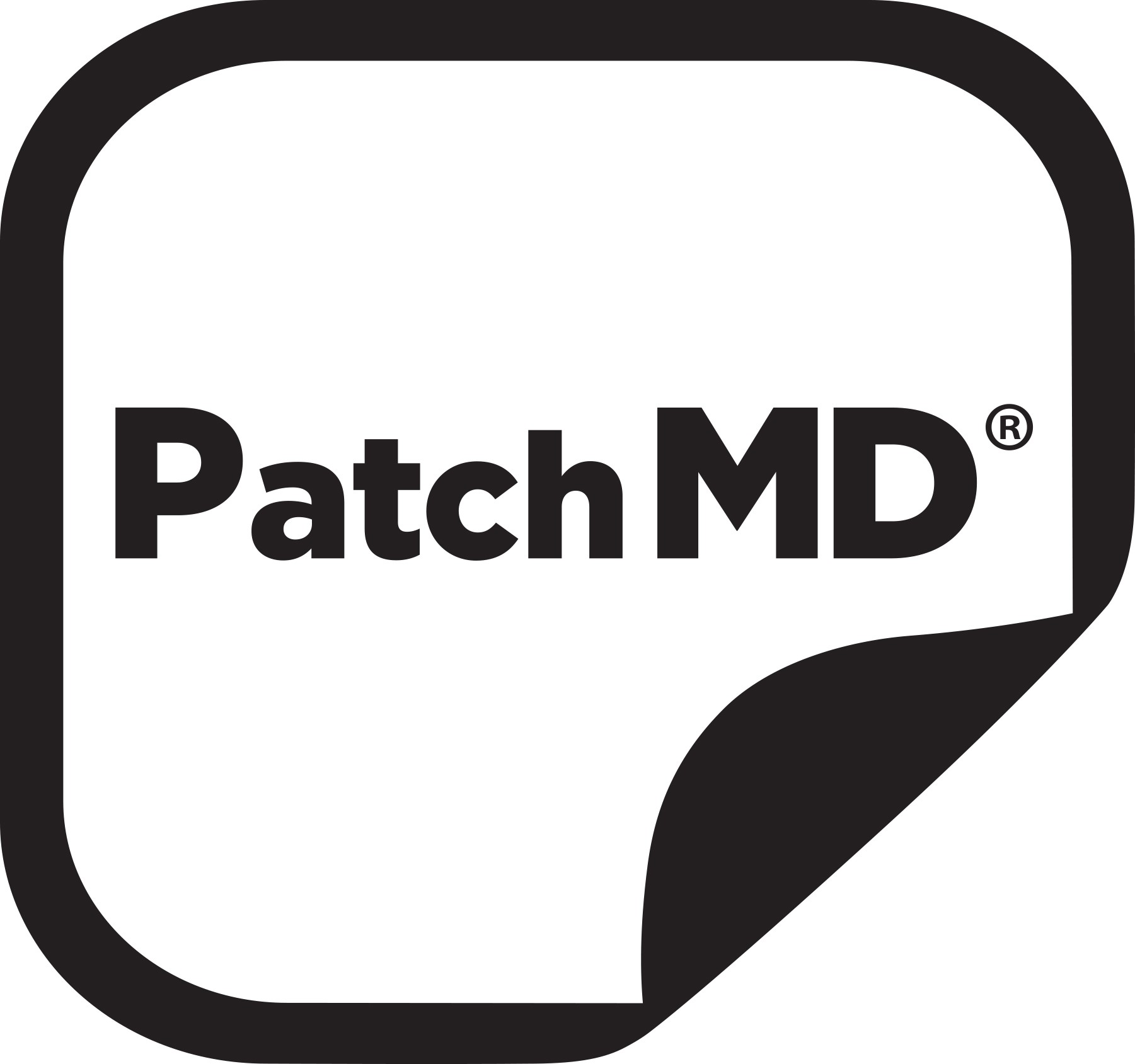 PatchMD New LOGO(R) BW