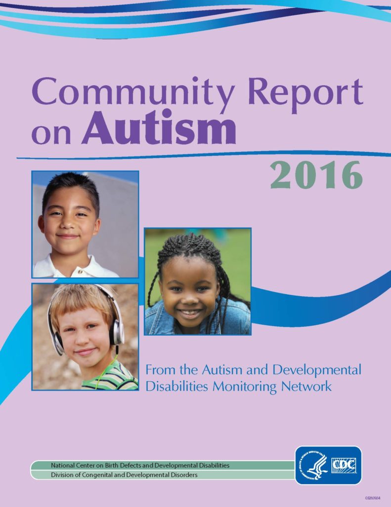 CDC Community Report on Autism 2016