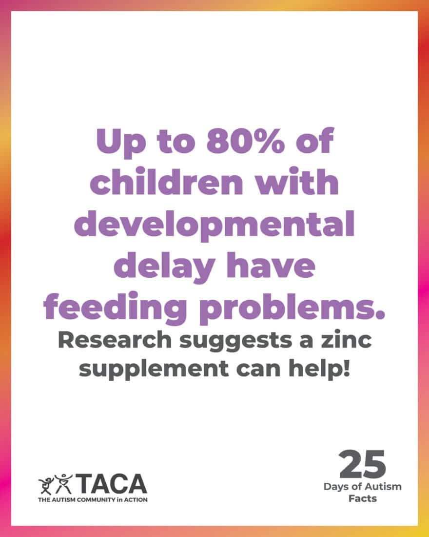Up to 80% of children with developmental delay have feeding problems