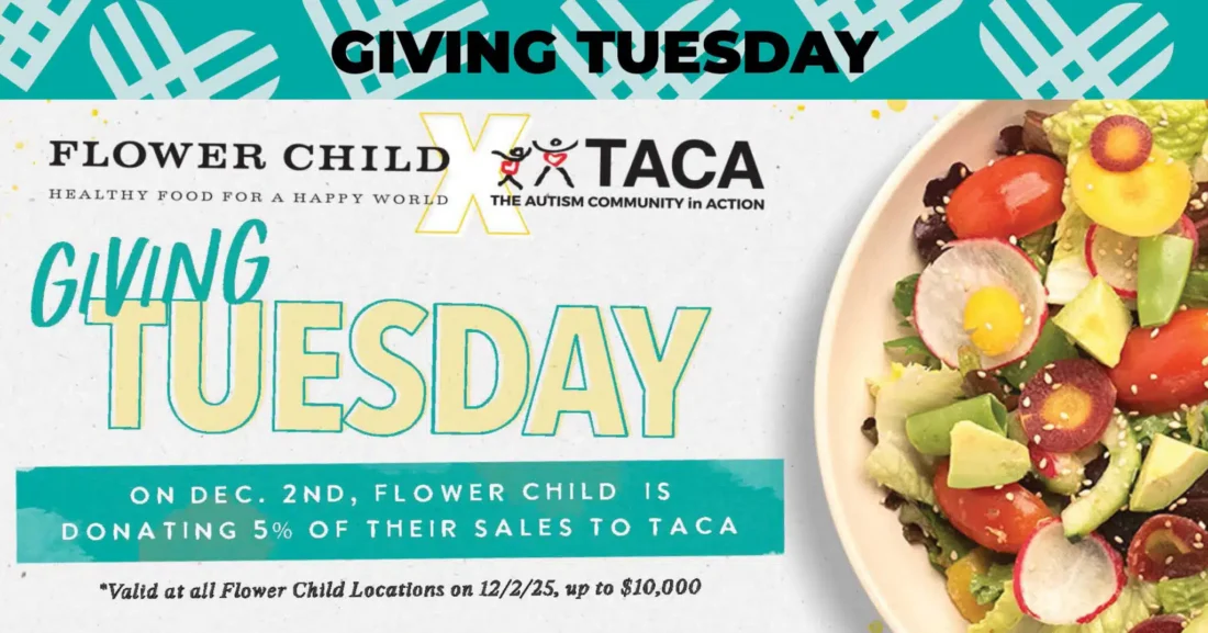 Flower Child and the Anrak Charitable Foundation Support TACA’s Your Gift, Their Future, Year-End Fundraising Campaign