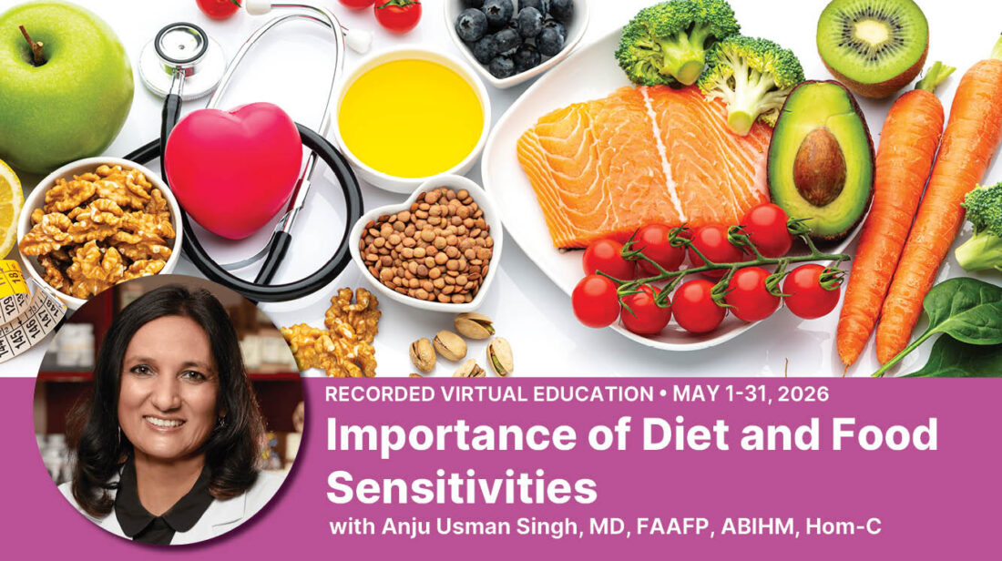 Importance of Diet and Food Sensitivities