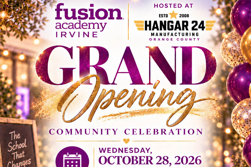 Fusion Academy Irvine Grand Opening Community Celebration